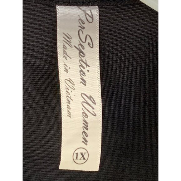 Set Of 2 PerSeption Womens Tops XL SL Stretch 8838 Resort Vacay - Picture 3 of 13